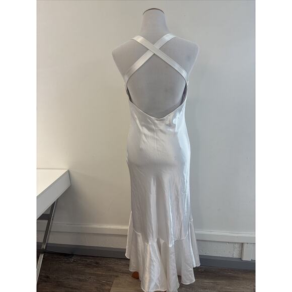 Bride Event Special Occasion May Queen Pearl White couture Dress Sz M Classy Y2K - Picture 4 of 14